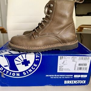 Birkenstock Bryson Taupe Leather Boots, EU 37